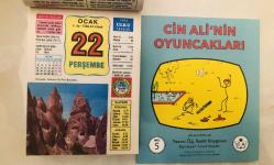 22 Ocak 2004 orijinal Ülkü takvim yaprağı (Cin Ali kitabı hediyeli :)