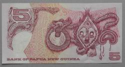 PAPUA YENİ GİNE=2000  5 Kina    P-22  ÇİL' Commemorative