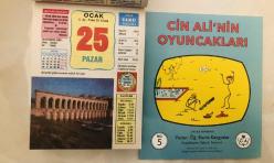 25 Ocak 2004 orijinal Ülkü takvim yaprağı (Cin Ali kitabı hediyeli :)
