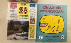 28 Ocak 2004 orijinal Ülkü takvim yaprağı (Cin Ali kitabı hediyeli :)