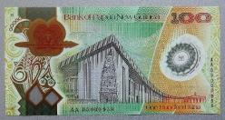 PAPUA YENİ GİNE=2005  100 Kina    P-33a  ÇİL'   POLYMER  Seri: AA