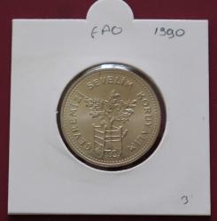 Türkiye Cumhuriyeti 1990 Yılı 1000 Lira Çevremizi Sevelim Koruyalım  Hatıra Parası Kapamasında  1454