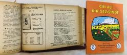 5 Ağustos 1959 hediyelik orijinal Ajans Türk takvim yaprağı (Cin Ali kitabı hediyeli:)