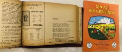 12 Ağustos 1959 hediyelik orijinal Ajans Türk takvim yaprağı (Cin Ali kitabı hediyeli:)