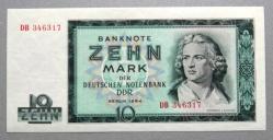 DDR/DOĞU ALMANYA=1964  10 Mark    P-23  UNC-ÇİL'