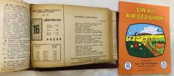 16 Ağustos 1959 hediyelik orijinal Ajans Türk takvim yaprağı (Cin Ali kitabı hediyeli:)