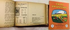 24 Ağustos 1959 hediyelik orijinal Ajans Türk takvim yaprağı (Cin Ali kitabı hediyeli:)