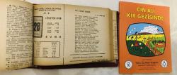 28 Ağustos 1959 hediyelik orijinal Ajans Türk takvim yaprağı (Cin Ali kitabı hediyeli:)