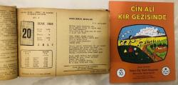 20 Ocak 1959 hediyelik orijinal Ajans Türk takvim yaprağı (Cin Ali kitabı hediyeli:)