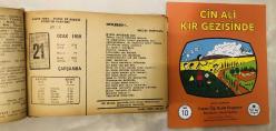 21 Ocak 1959 hediyelik orijinal Ajans Türk takvim yaprağı (Cin Ali kitabı hediyeli:)