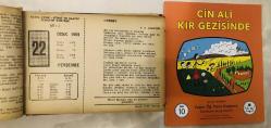 22 Ocak 1959 hediyelik orijinal Ajans Türk takvim yaprağı (Cin Ali kitabı hediyeli:)