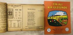 23 Ocak 1959 hediyelik orijinal Ajans Türk takvim yaprağı (Cin Ali kitabı hediyeli:)