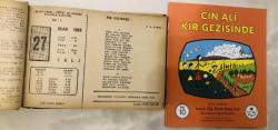27 Ocak 1959 hediyelik orijinal Ajans Türk takvim yaprağı (Cin Ali kitabı hediyeli:)