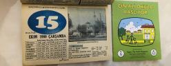 15 Ekim 1980 hediyelik orijinal resimli takvim yaprağı (Cin Ali kitabı hediyeli:)