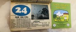 24 Ekim 1980 hediyelik orijinal resimli takvim yaprağı (Cin Ali kitabı hediyeli:)