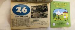 26 Ekim 1980 hediyelik orijinal resimli takvim yaprağı (Cin Ali kitabı hediyeli:)