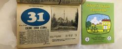 31 Ekim 1980 hediyelik orijinal resimli takvim yaprağı (Cin Ali kitabı hediyeli:)