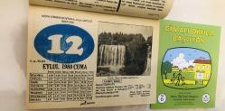 Efemera - 12 Eylül 1980 hediyelik orijinal resimli takvim yaprağı (Cin Ali kitabı hediyeli:) - kitantik - kitaLog