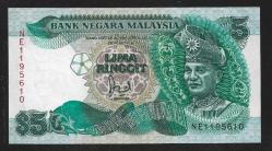 ** MALEZYA ( 5 * RİNGGİT ) 1986 / 91 - ÇİL