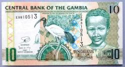 GAMBİYA=2013  10 Dalasis  P-26  ÇİL'