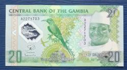 GAMBİYA=2014  20 Dalasis  P-30  ÇİL'  Commemorative  POLYMER