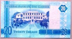 GAMBİYA=2015  20 Dalasis  P-33  ÇİL'