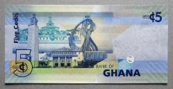 GANA=2014  5 Cedis  P-38e ÇİL'