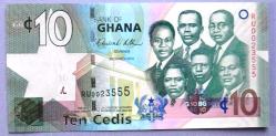 GANA=2010  10 Cedis  P-39b ÇİL'