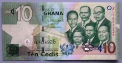 GANA=2013  10 Cedis  P-39d ÇİL'