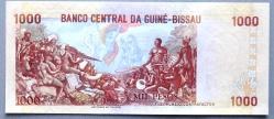 GİNE BİSSAU=1993  1000 Pesos  P-13b ÇİL'