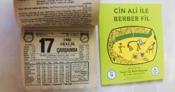 17 Aralık 1986 hediyelik orijinal Türkiye gazetesi takvim yaprağı (Cin Ali kitabı hediyeli:)