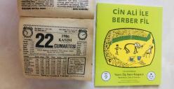 22 Kasım 1986 hediyelik orijinal Türkiye gazetesi takvim yaprağı (Cin Ali kitabı hediyeli:)