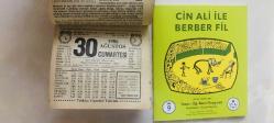 30 Ağustos 1986 hediyelik orijinal Türkiye gazetesi takvim yaprağı (Cin Ali kitabı hediyeli:)