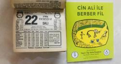 22 Temmuz 1986 hediyelik orijinal Türkiye gazetesi takvim yaprağı (Cin Ali kitabı hediyeli:)