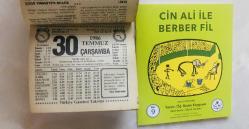 30 Temmuz 1986 hediyelik orijinal Türkiye gazetesi takvim yaprağı (Cin Ali kitabı hediyeli:)