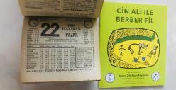 22 Haziran 1986 hediyelik orijinal Türkiye gazetesi takvim yaprağı (Cin Ali kitabı hediyeli:)