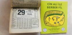 29 Haziran 1986 hediyelik orijinal Türkiye gazetesi takvim yaprağı (Cin Ali kitabı hediyeli:)