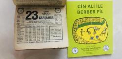 23 Nisan 1986 hediyelik orijinal Türkiye gazetesi takvim yaprağı (Cin Ali kitabı hediyeli:)