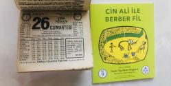 Efemera - 26 Nisan 1986 hediyelik orijinal Türkiye gazetesi takvim yaprağı (Cin Ali kitabı hediyeli:) - kitantik - kitaLog