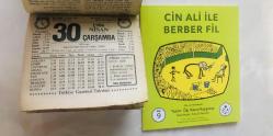 30 Nisan 1986 hediyelik orijinal Türkiye gazetesi takvim yaprağı (Cin Ali kitabı hediyeli:)