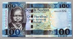 GÜNEY SUDAN=2015  100 Pounds  P-10b ÇİL'