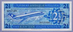 HOLLANDA ANTİLLERİ=1970   2 1/2 Gulden   P-21  ÇİL'