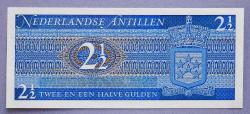 HOLLANDA ANTİLLERİ=1970   2 1/2 Gulden   P-21  ÇİL'