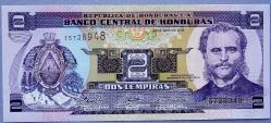 HONDURAS=2006  2 Lempiras   P-80Ae2  ÇİL'