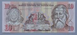 HONDURAS=2006  10 Lempiras   P-86d  ÇİL'