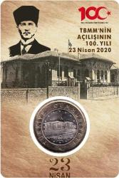 TBMM'nin Açılışının 100. Yıl (Tedavül) Hatıra Parası