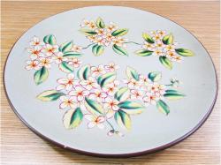 EsKi ÇİN El BoyaMa DEKORATİF BÜYÜK SeRaMiK TABAK...