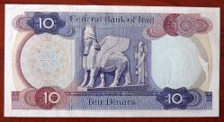 IRAK=1973   10 Dinars   P-65  ÇİL ALTI'