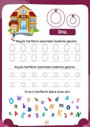 Okul Öncesi Alfabe-Sayılar YAZ-SİL Kitabı