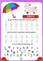 Okul Öncesi Alfabe-Sayılar YAZ-SİL Kitabı